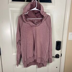 Sonoma Goods For Life Women's XL Hoodie Pullover Long Sleeve Mauve Casual
